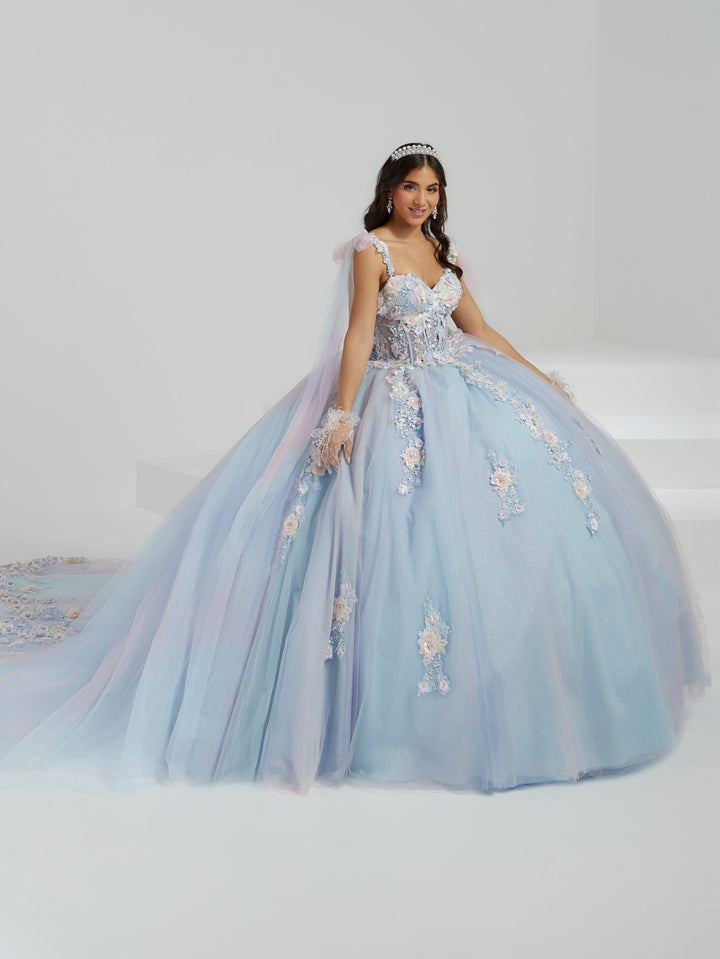 3D Floral Corset Quinceanera Dress by House of Wu 26067