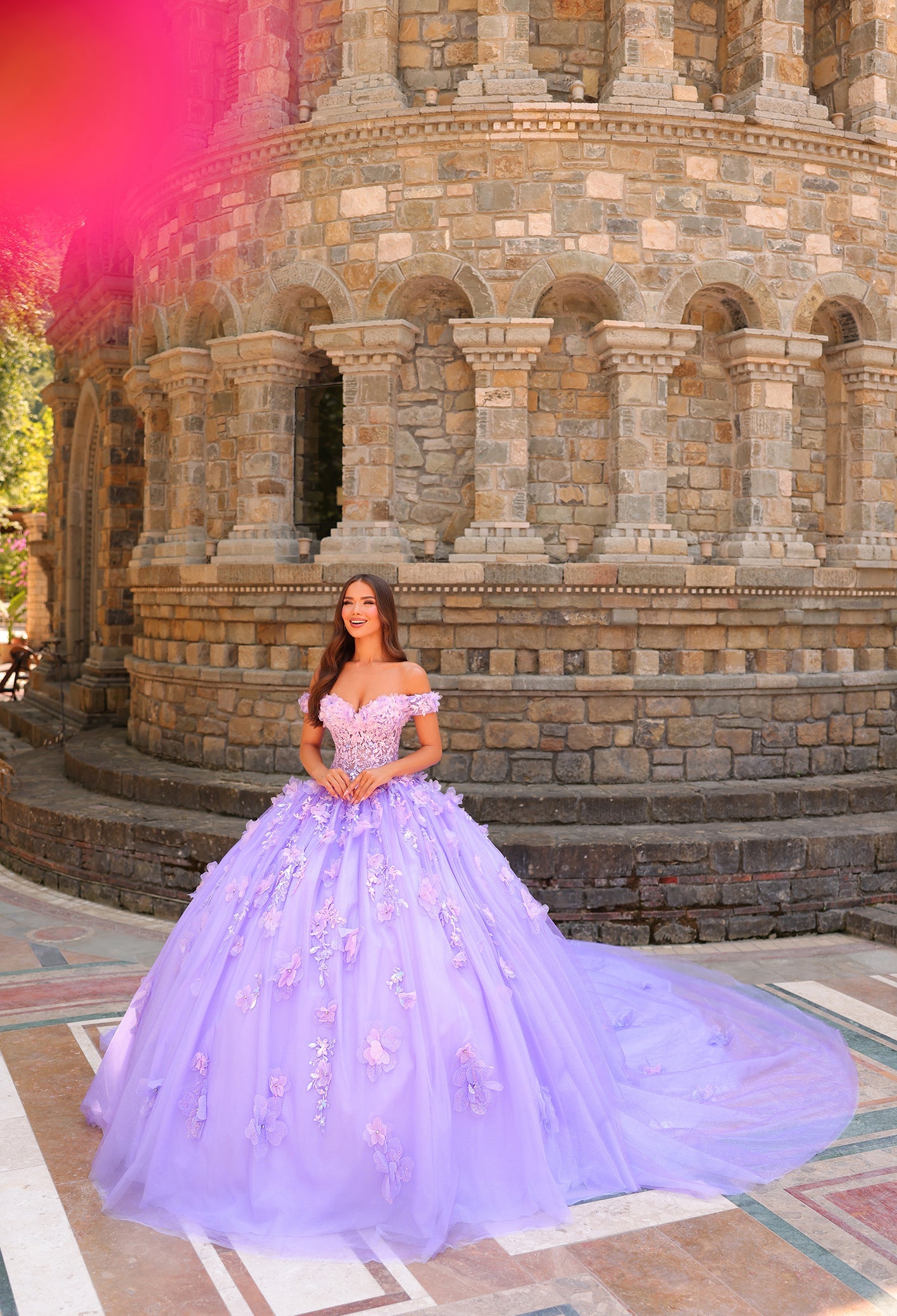 3D Floral Off Shoulder Ball Gown by Amarra 54231 – ABC Fashion