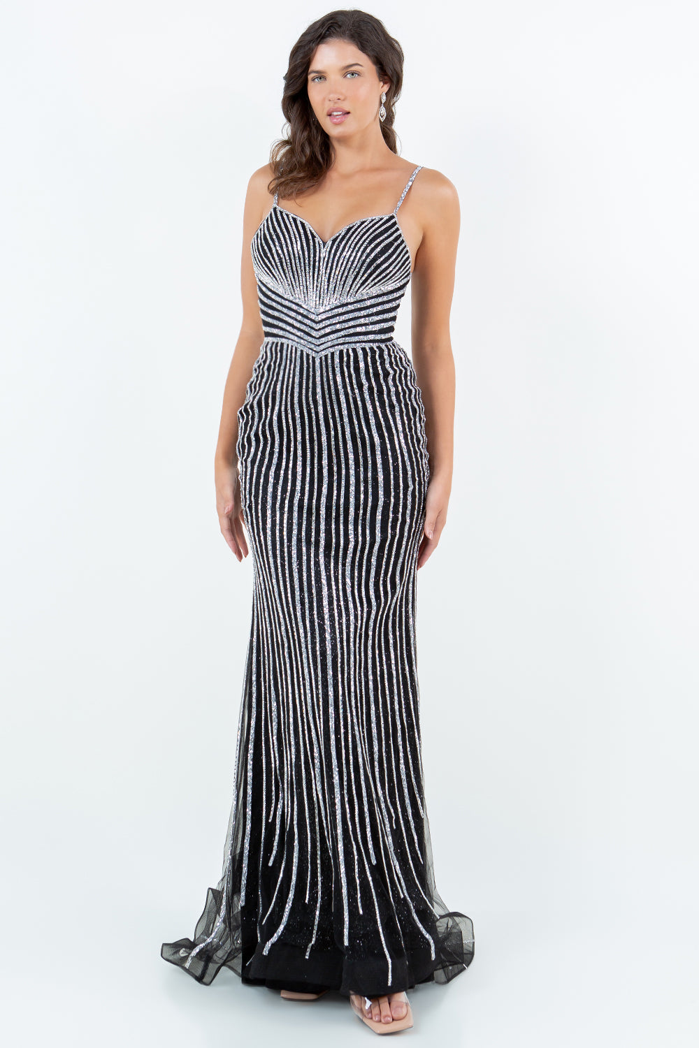 Cinderella Couture 8203J Long Formal Fitted Prom Dress