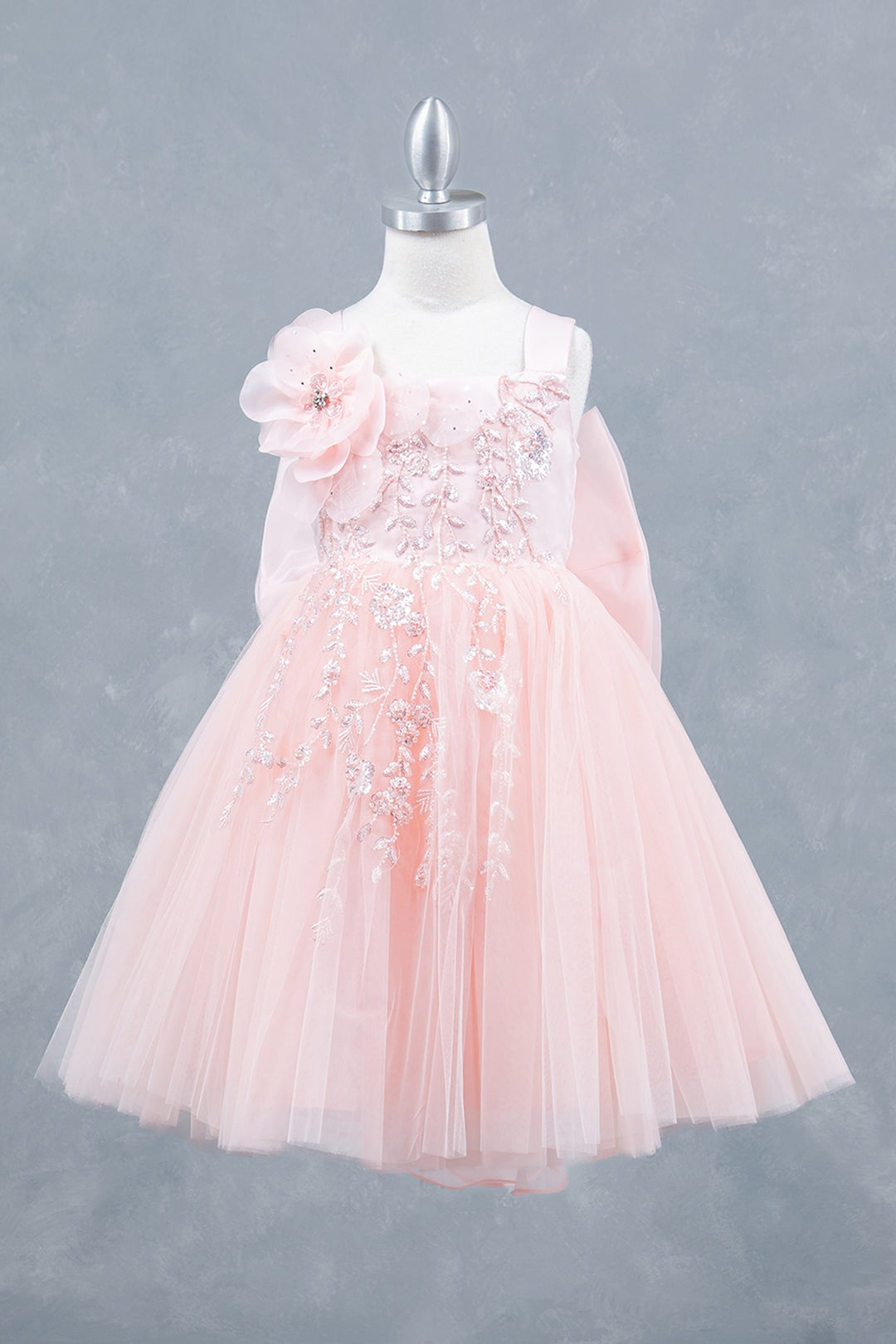 Girls One Shoulder Dress by Cinderella Couture 9178
