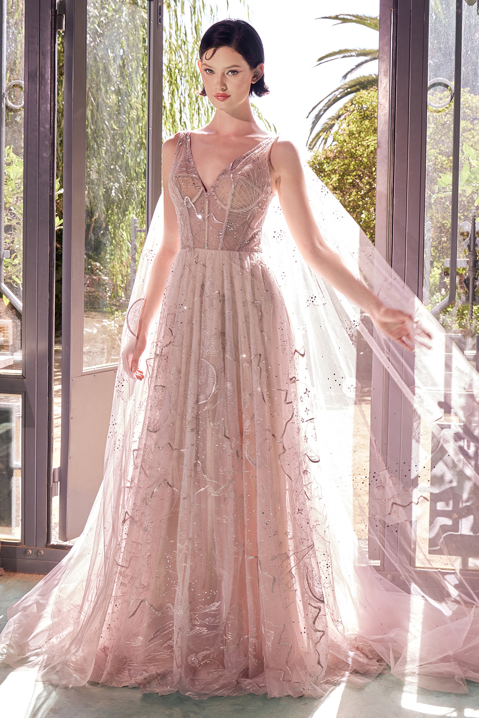 Andrea and Leo A1459 Dress 12 / Nude Andrea and Leo A1459 Dress 12 / Nude