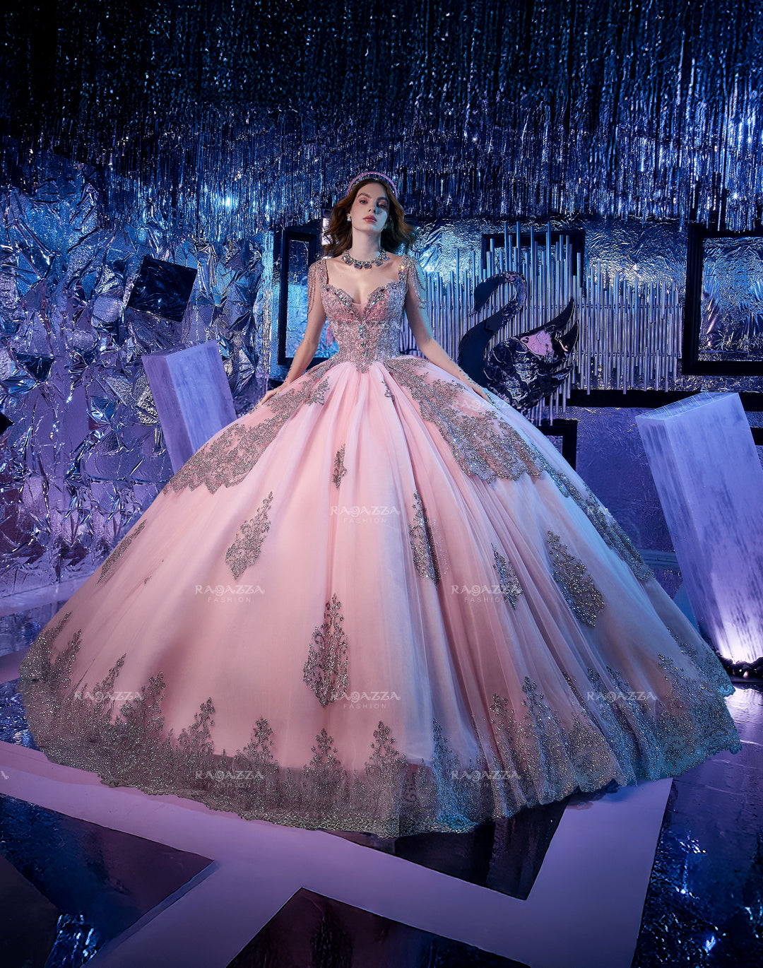 Sleeveless Quinceanera Dress by Ragazza EV85-685