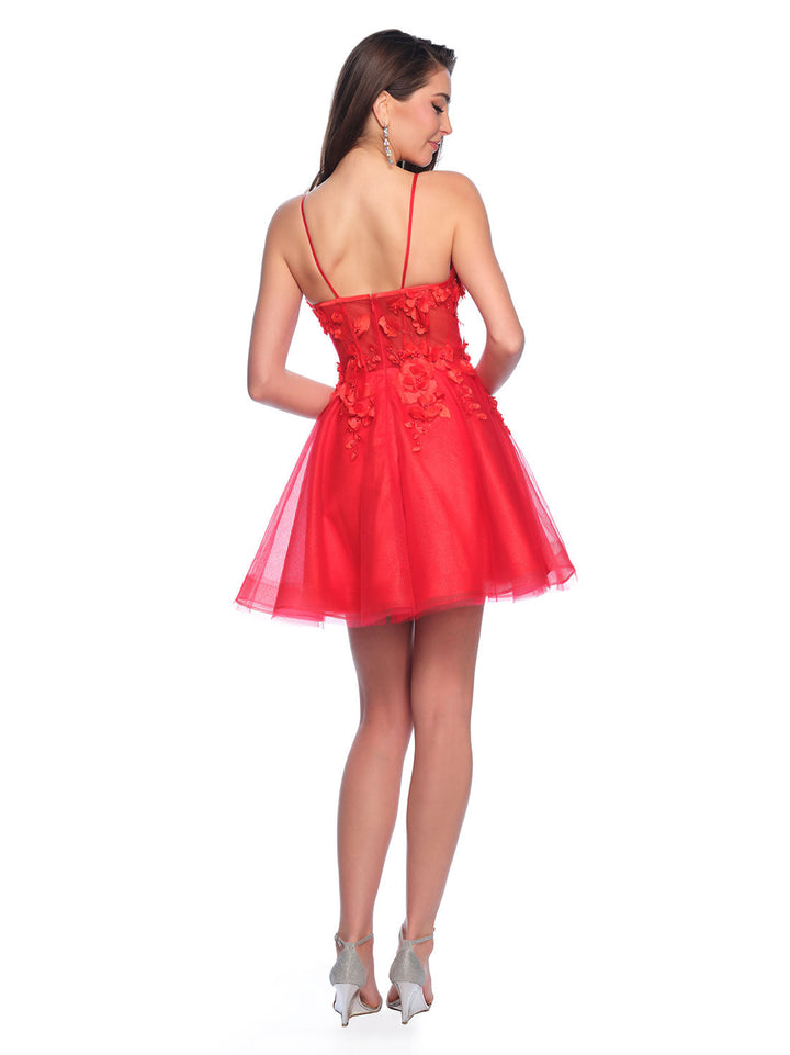 Short Cocktail Dress by Dave and Johnny 11726