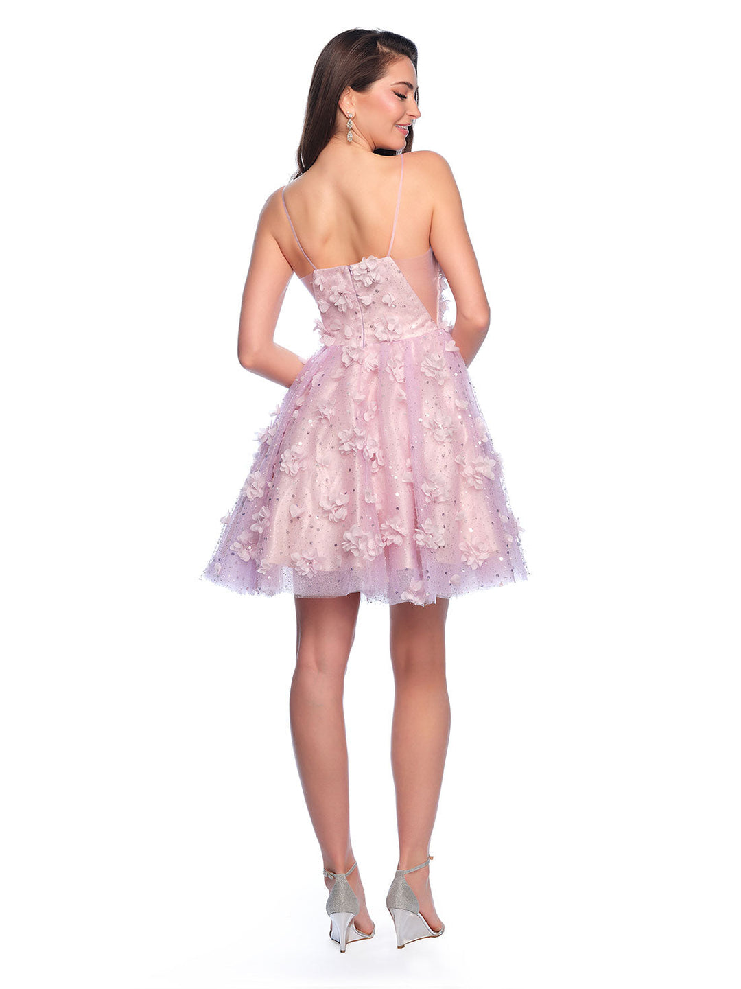 Short Cocktail Dress by Dave and Johnny 11751