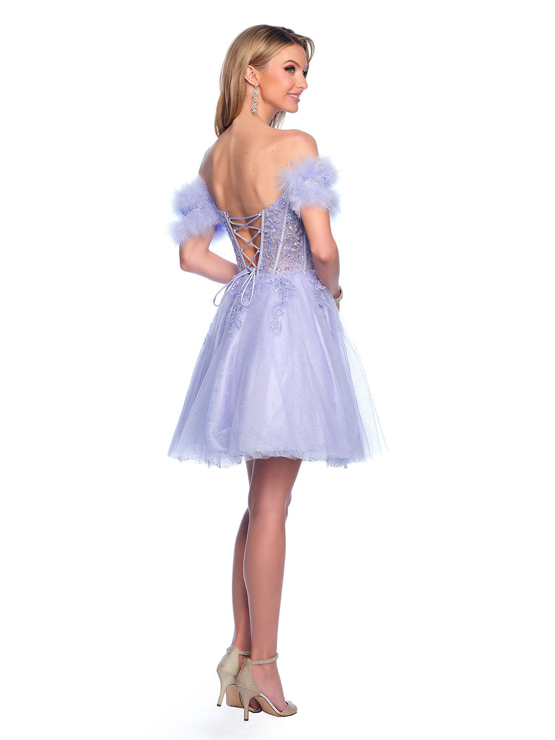Short Cocktail Dress by Dave and Johnny 11775