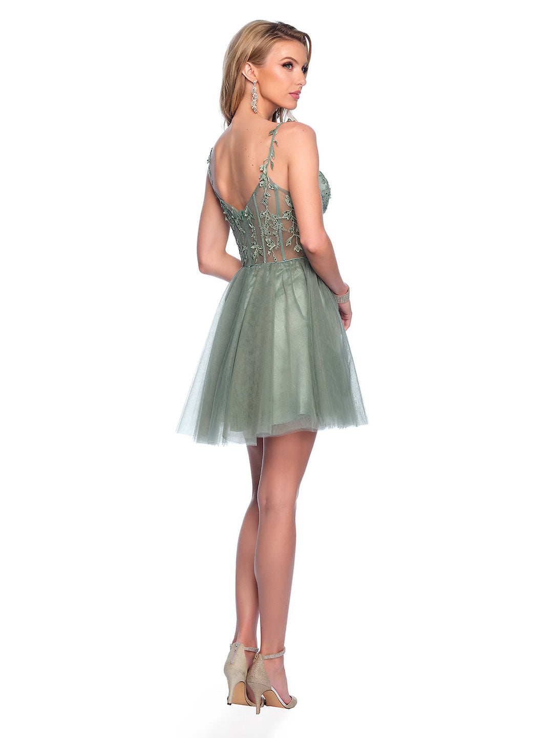 Short Cocktail Dress by Dave and Johnny 11920