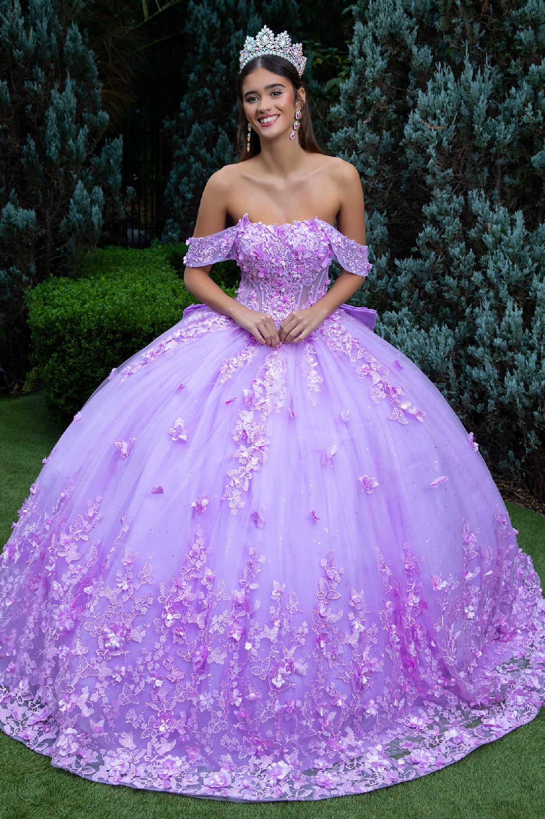 off shoulder lavender dress Lavender Chiffon A Line V Neck Off Shoulder Front Split Long Prom Dresses, MP265