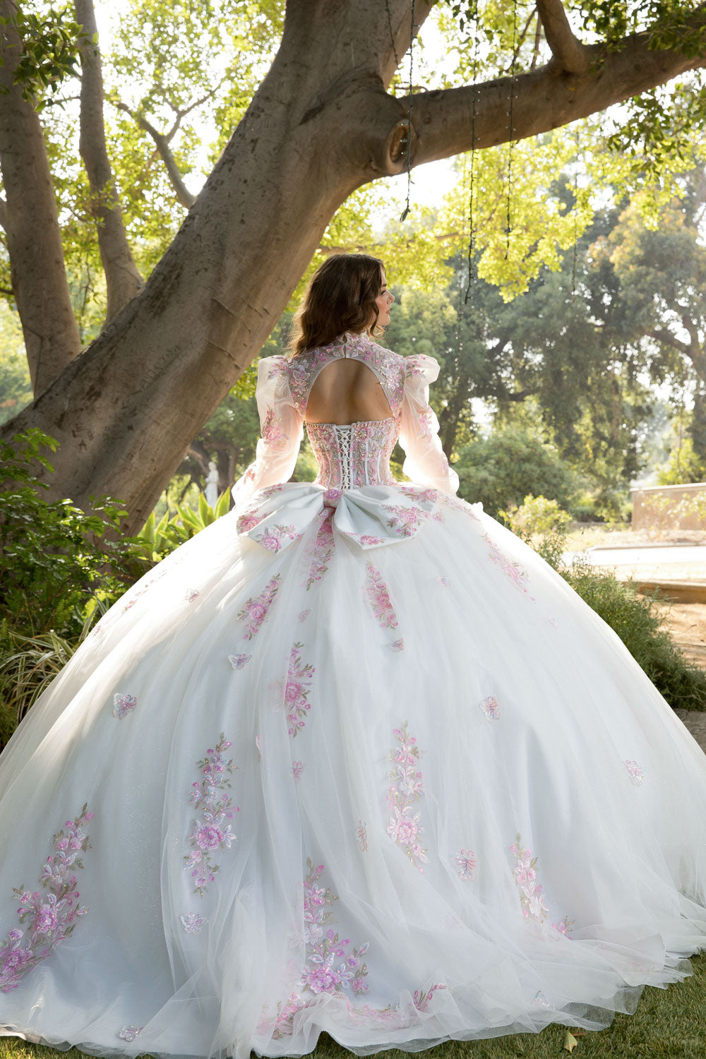 Strapless Bolero Ball Gown by Petite Adele PQ1093