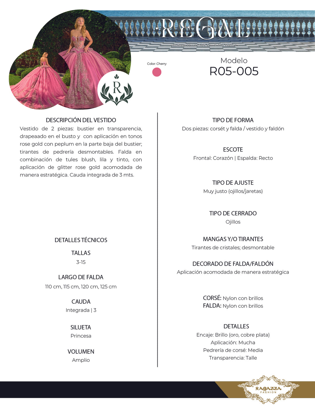 Sweetheart Quinceanera Dress by Ragazza R05-005