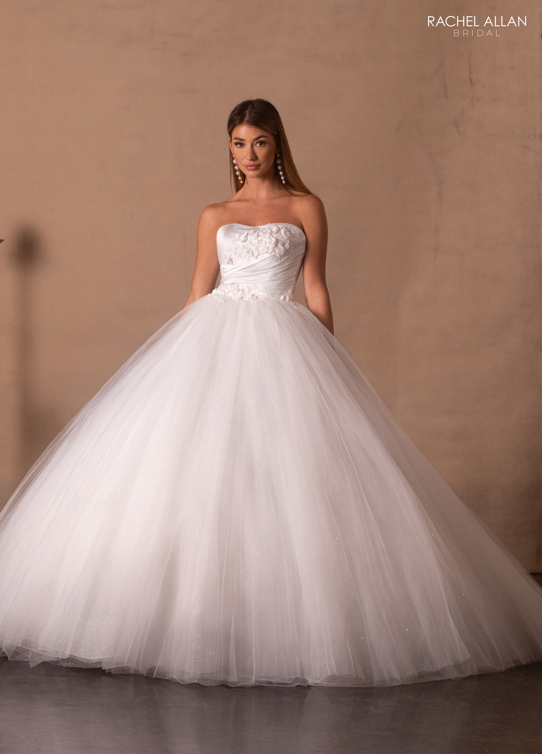 Strapless Bridal Ball Gown by Rachel Allan RB6182