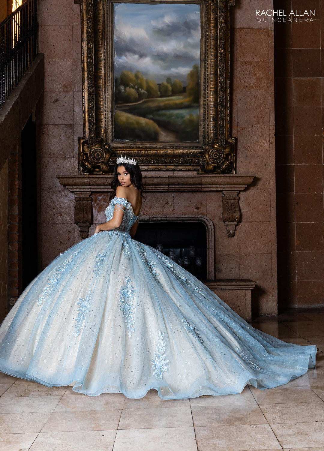 Off Shoulder Quinceanera Dress by Rachel Allan RQ1166