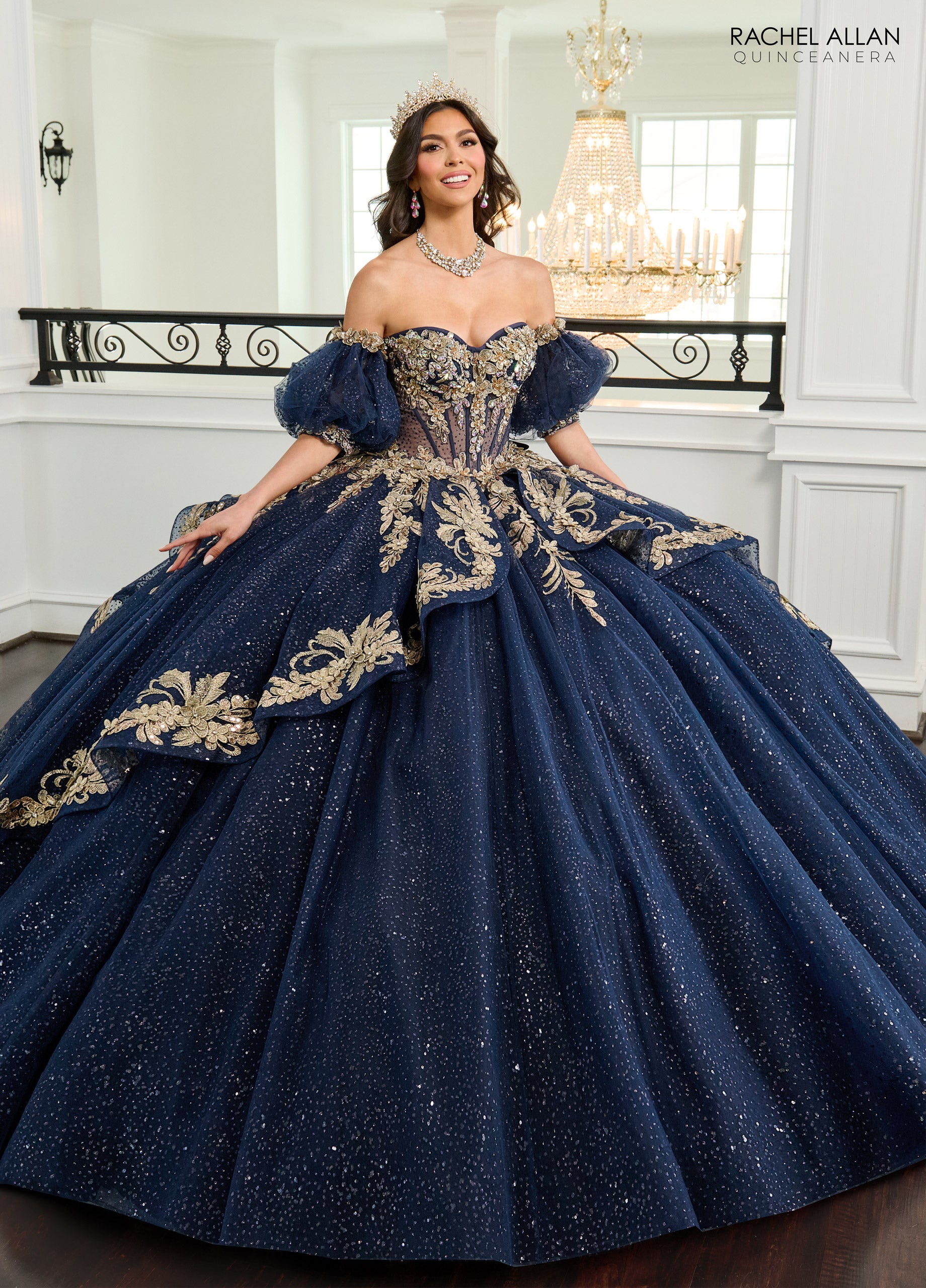 全信頼を寄せる Puff Sleeve Quinceanera Dress by Rachel Allan RQ3153 – ABC レッグウェア