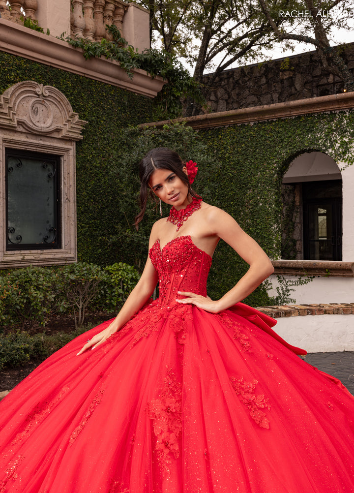 Strapless Quinceanera Dress by Rachel Allan RQ3156