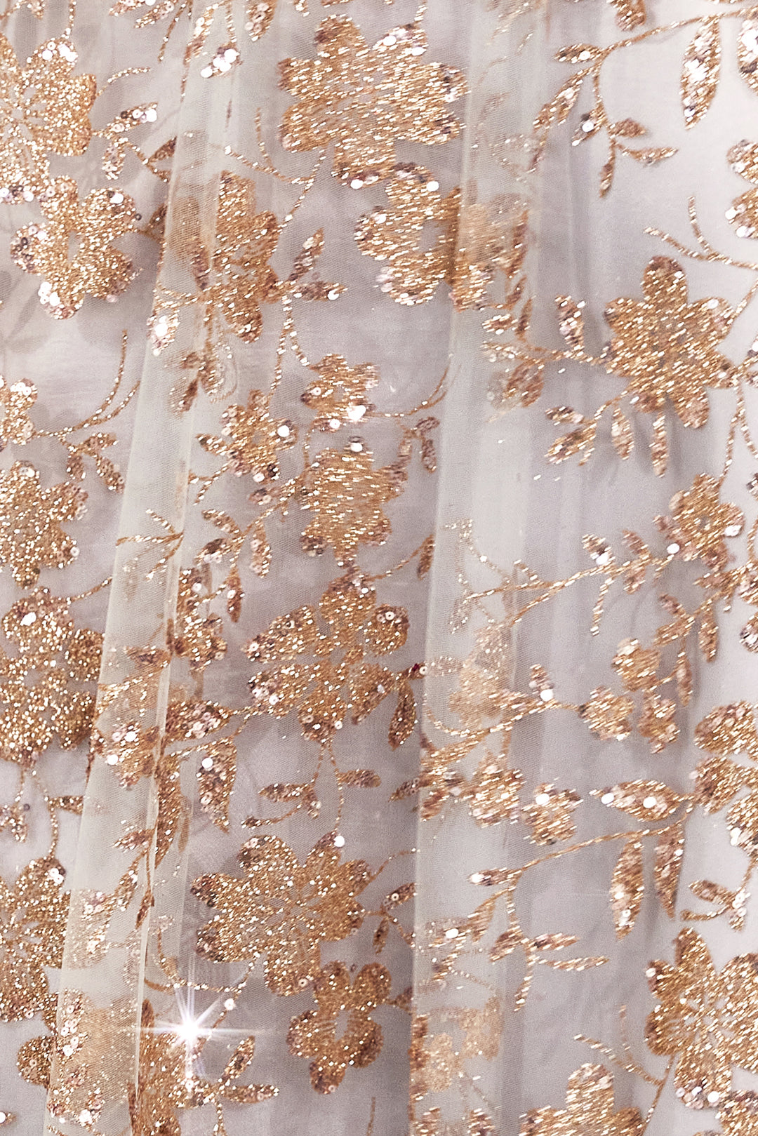 Glitter Print Sleeveless Gown by Amoris T606