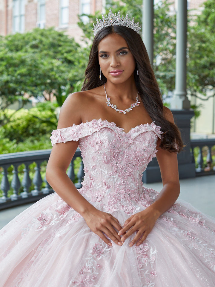 Applique Off Shoulder Quinceanera Dress by House of Wu 26049