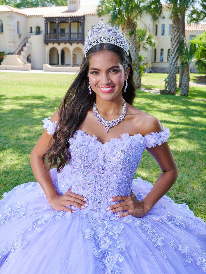 Applique Off Shoulder Quinceanera Dress by House of Wu 26080