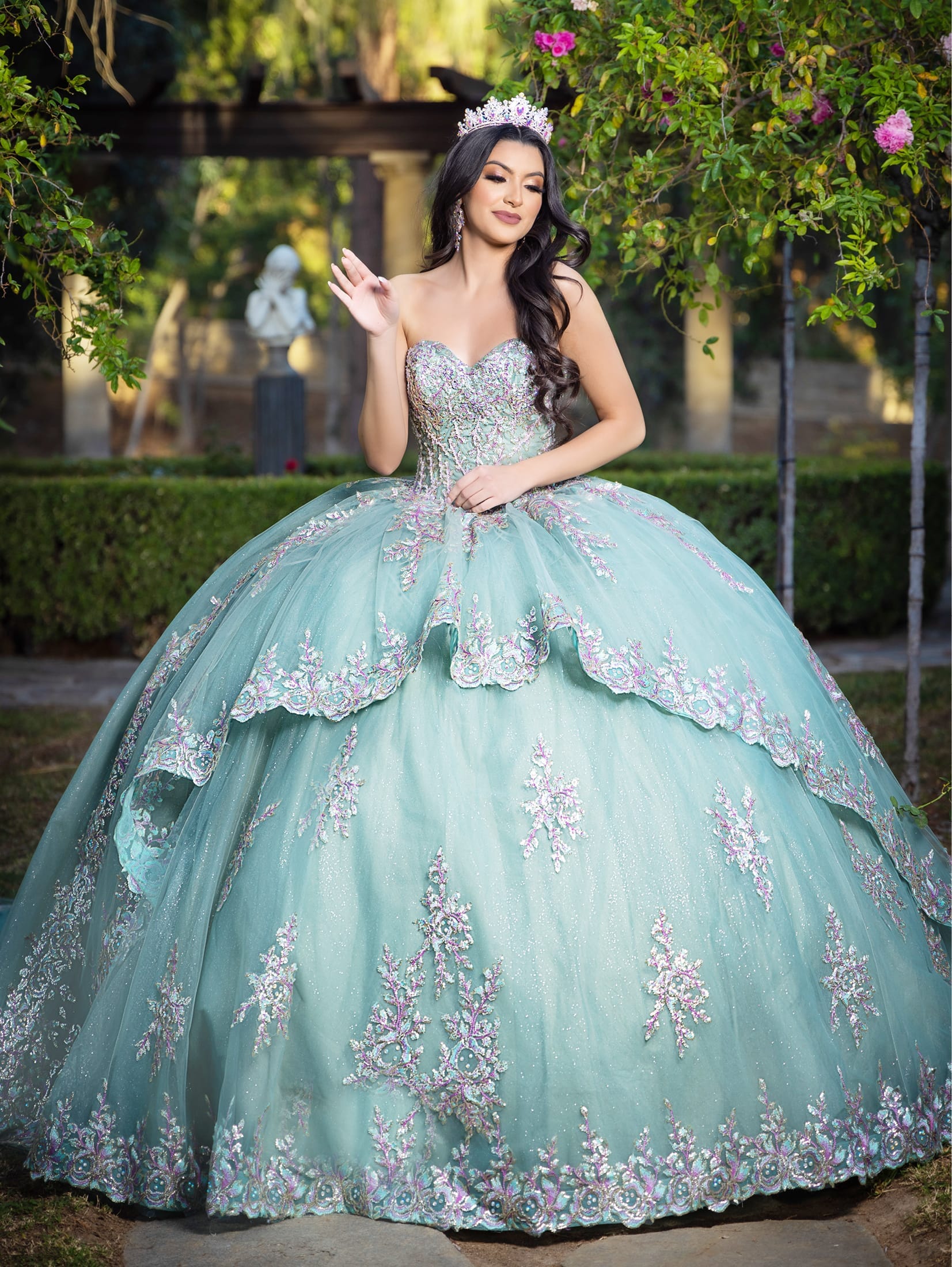 Applique Sweetheart Ball Gown by LizLuo Quince 26090 – ABC