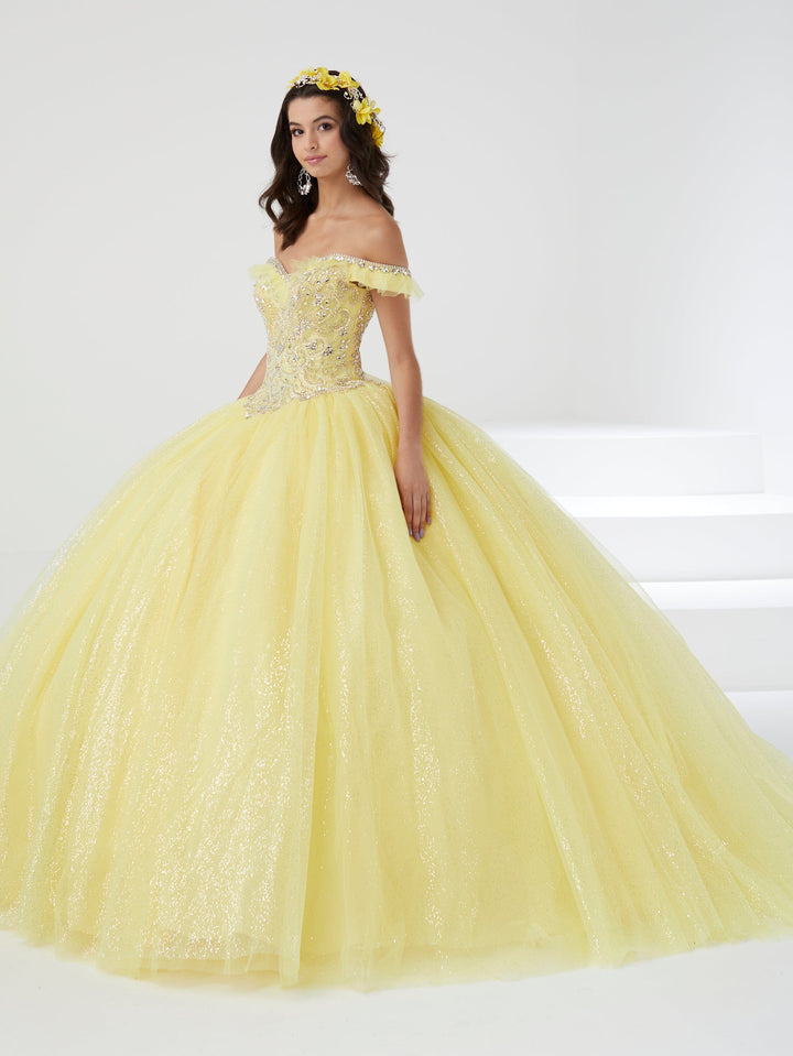 Beaded Off Shoulder Quinceanera Dress by Fiesta Gowns 56460