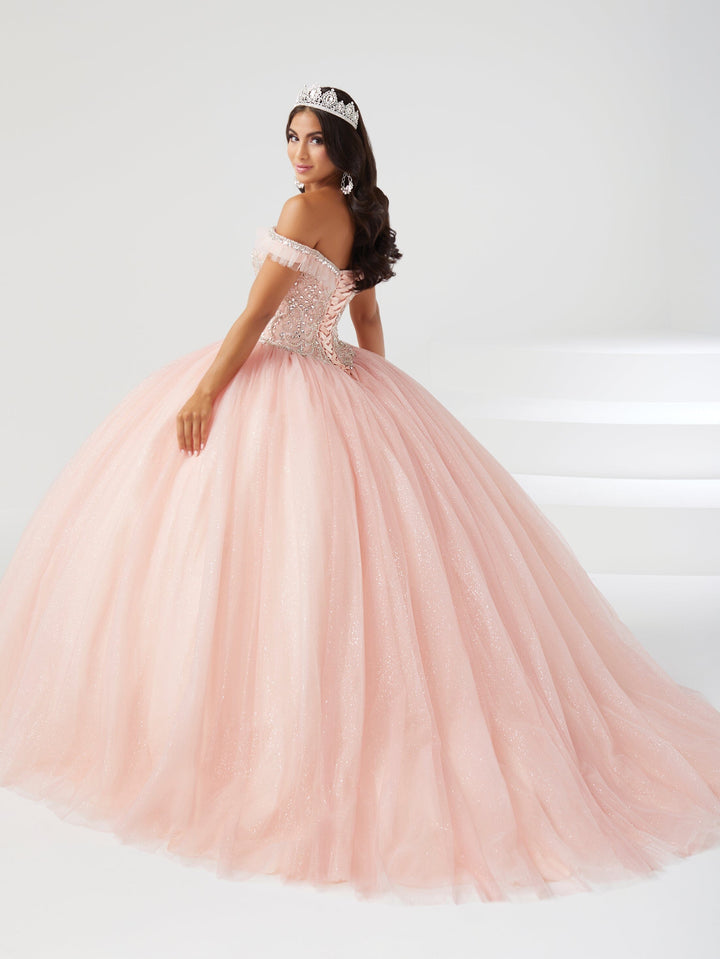 Beaded Off Shoulder Quinceanera Dress by Fiesta Gowns 56460