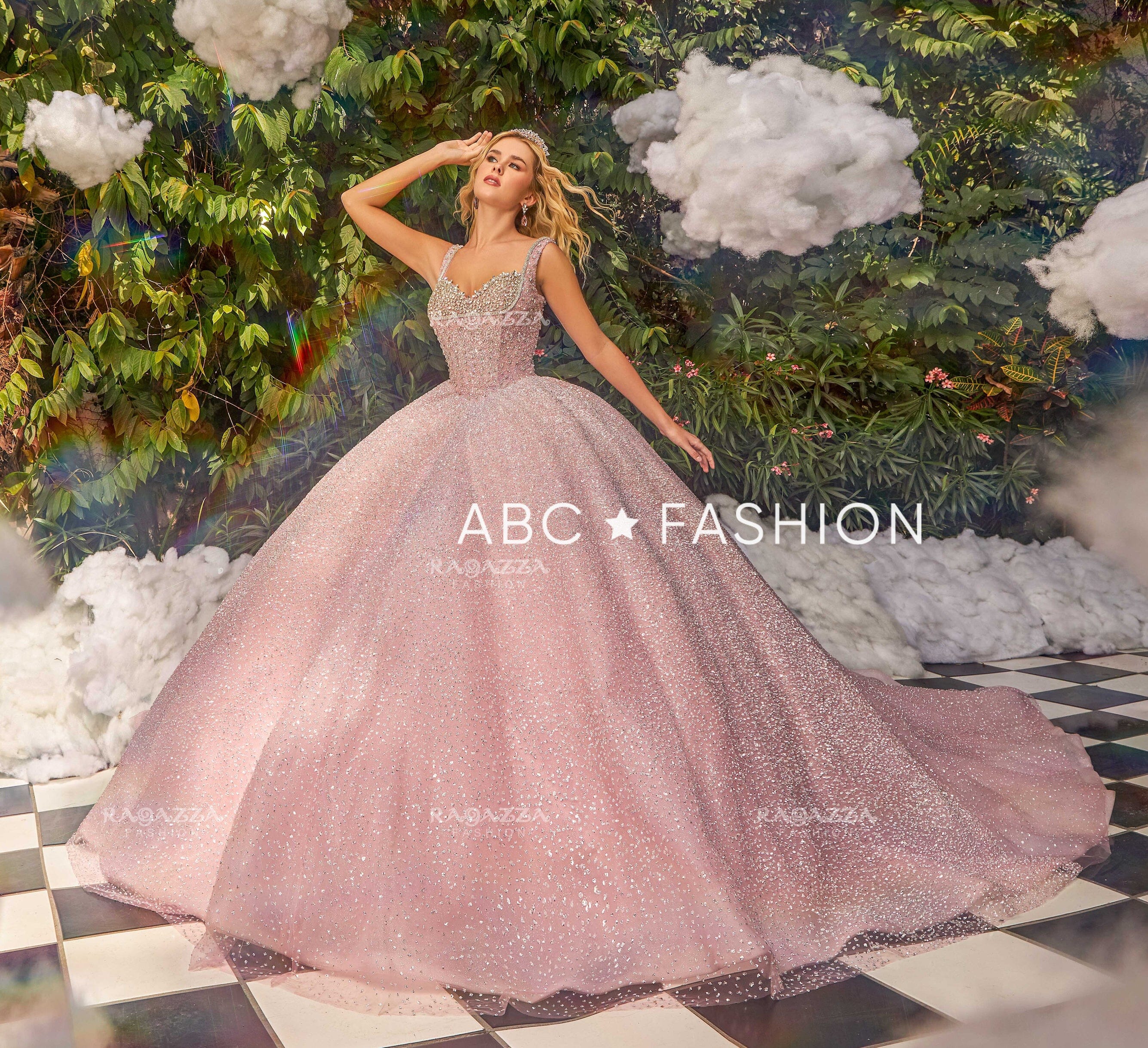 Beaded Sleeveless Quinceanera Dress by Ragazza EV43-643 – ABC Fashion