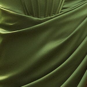 Fitted Metallic Glitter Cold Shoulder Slit Gown by Juno 0940