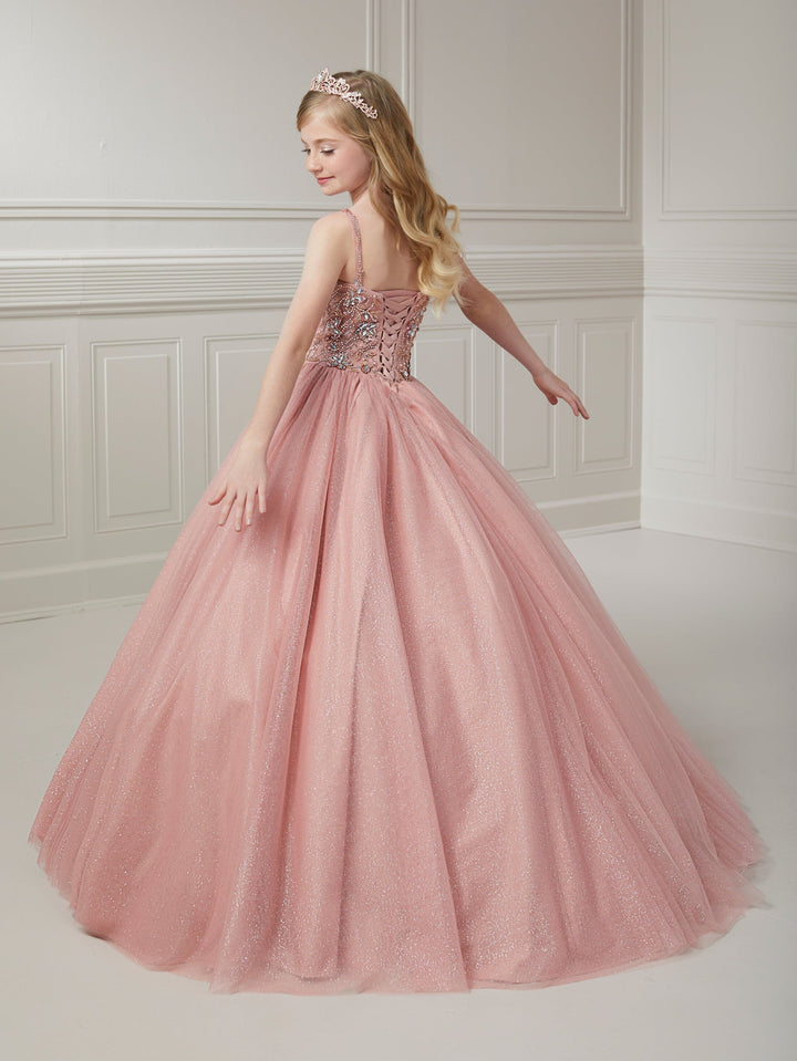 Girls Beaded Sleeveless Gown by Tiffany Princess 13723
