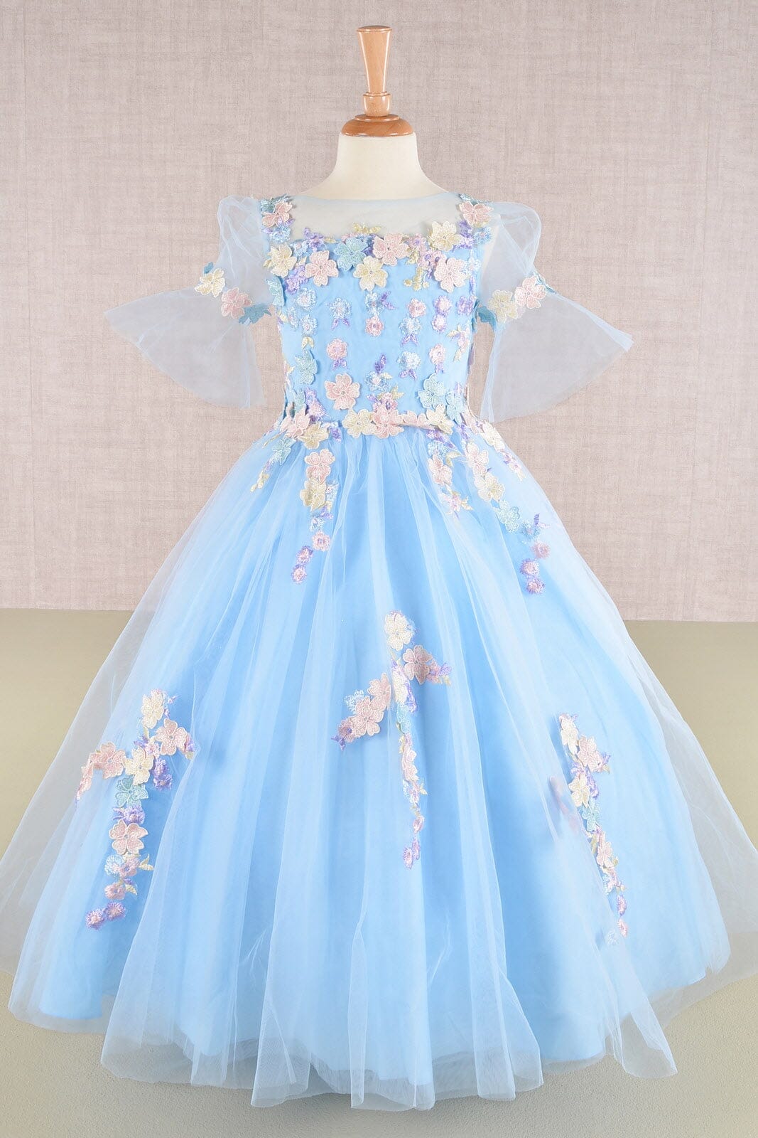 Elizabeth K GK107 Girls Gown - Formal Dress Shops Baby Blue / 6