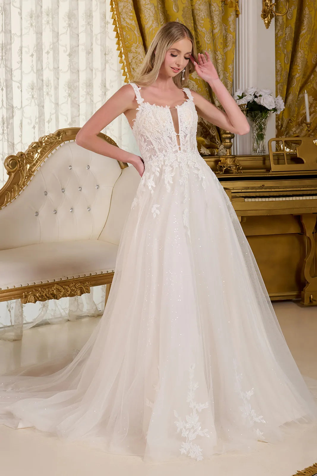 Sleeveless Bridal Gown by GLS Gloria GL3662 ABC Fashion Sleeveless Bridal Gown by GLS Gloria GL3662 ABC Fashion