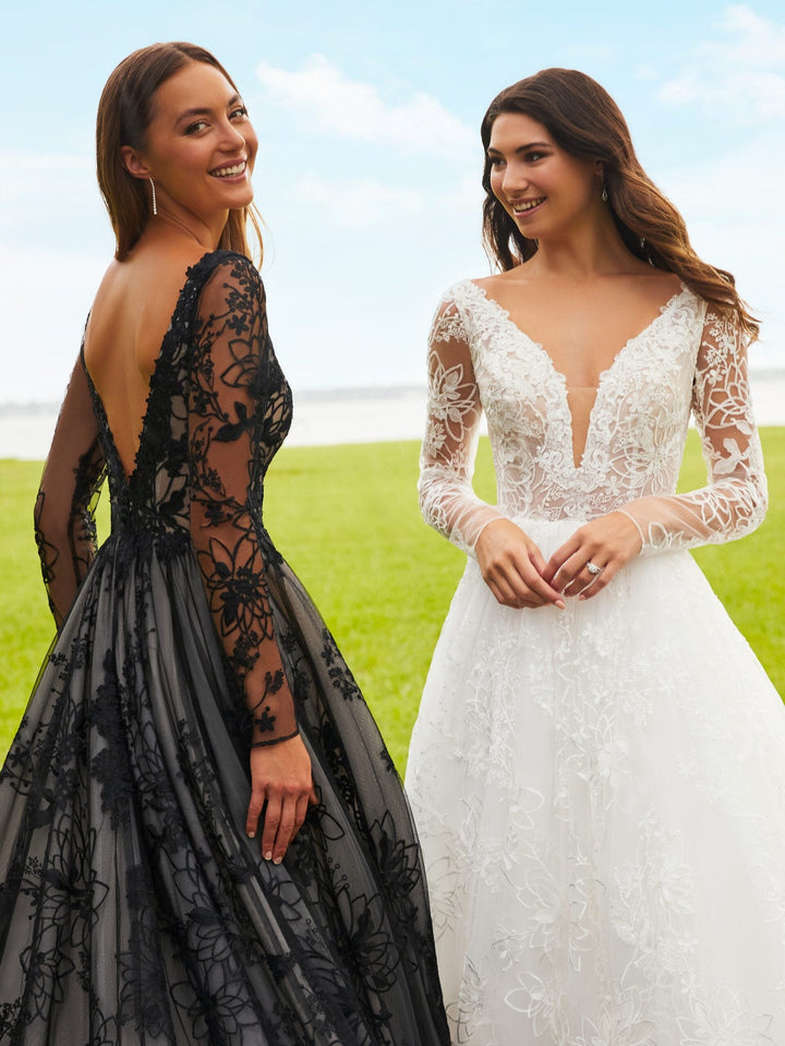 Lace Long Sleeve Wedding Gown by Adrianna Papell 31205