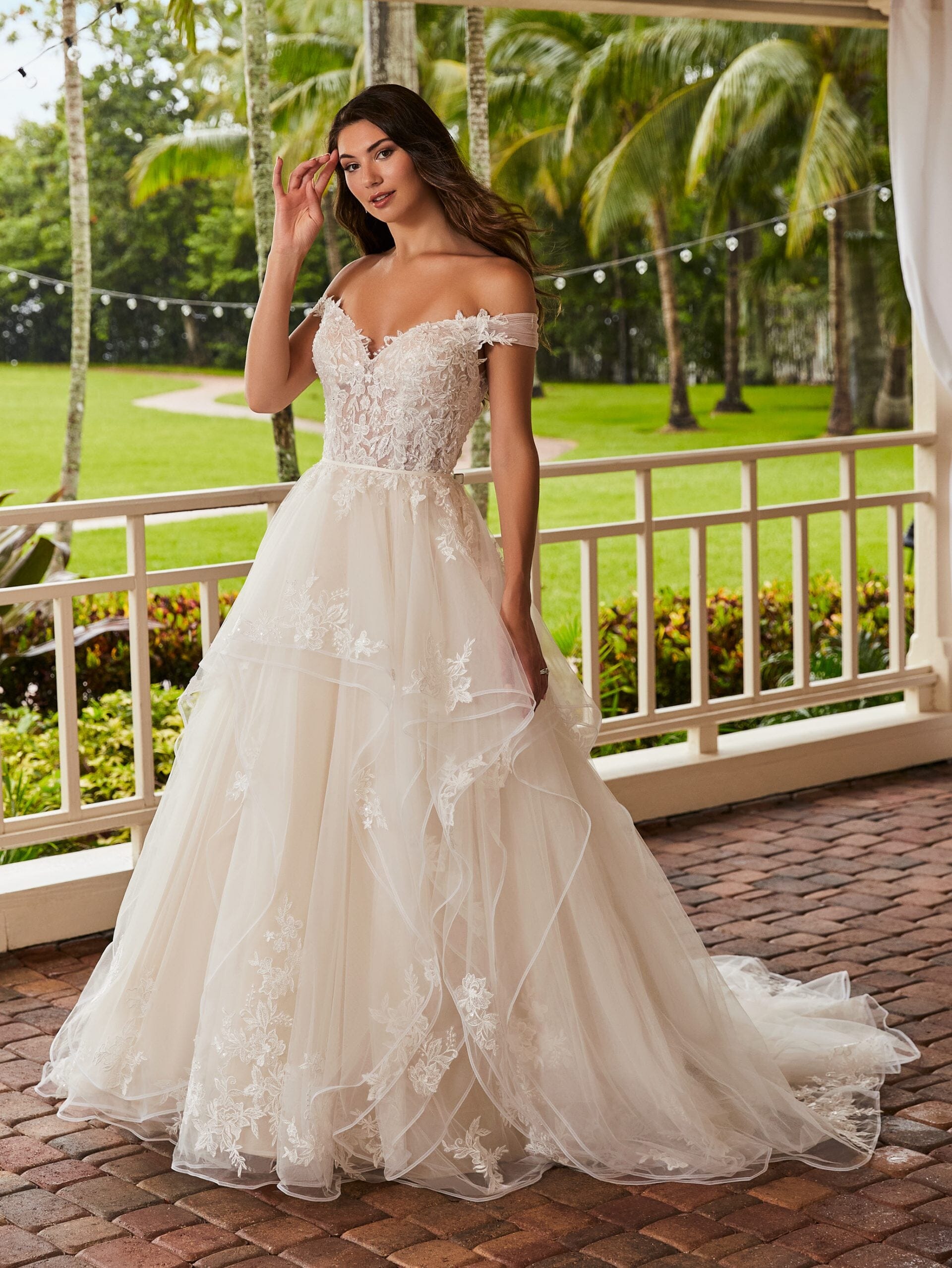 Lace Off Shoulder Bridal Gown by Adrianna Papell 31207 ABC Fashion Lace Off Shoulder Bridal Gown by Adrianna Papell 31207 ABC Fashion