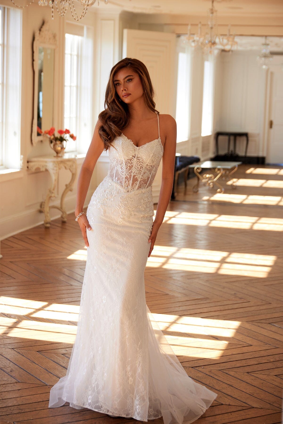 junior bride mermaid dress Morilee June