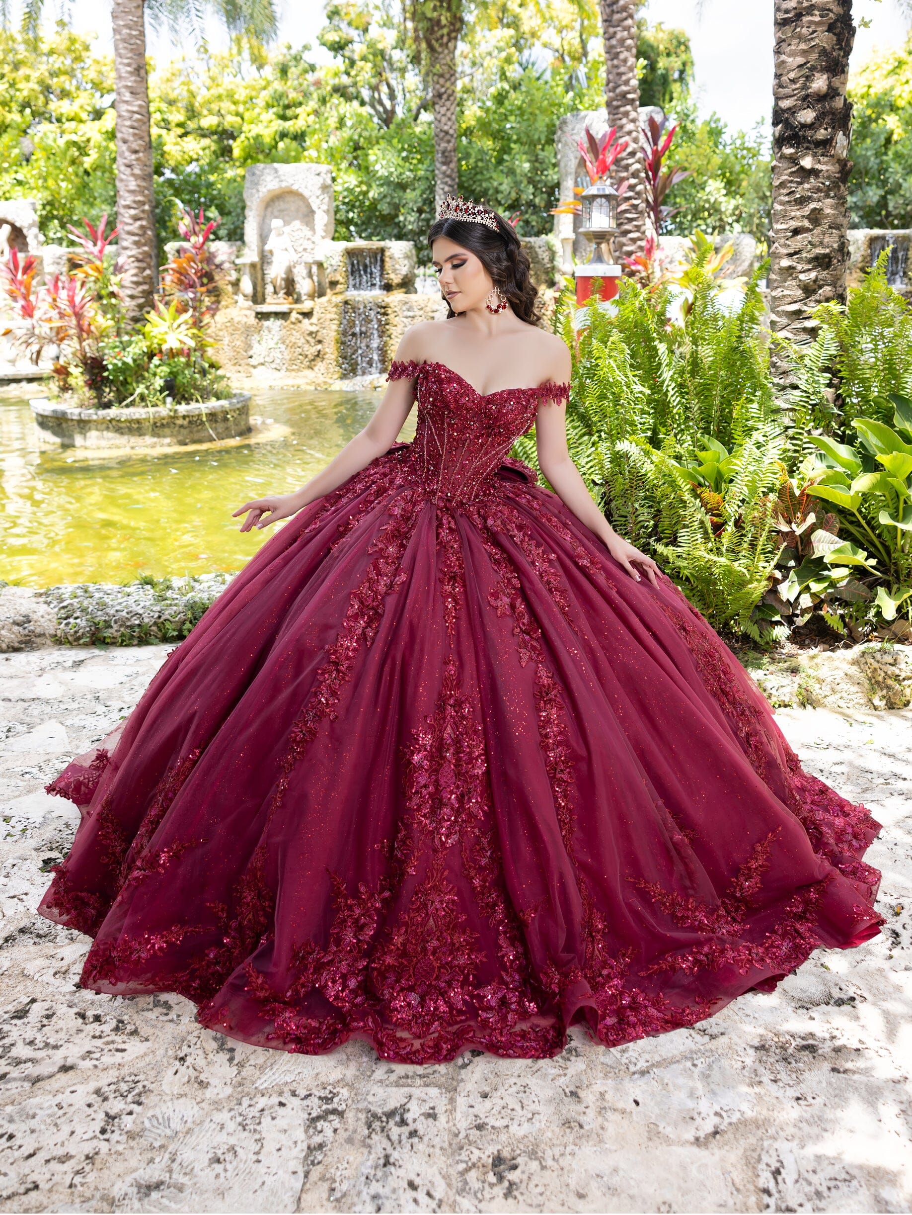 Off Shoulder Corset Ball Gown by LizLuo Quince 26105 – ABC Fashion