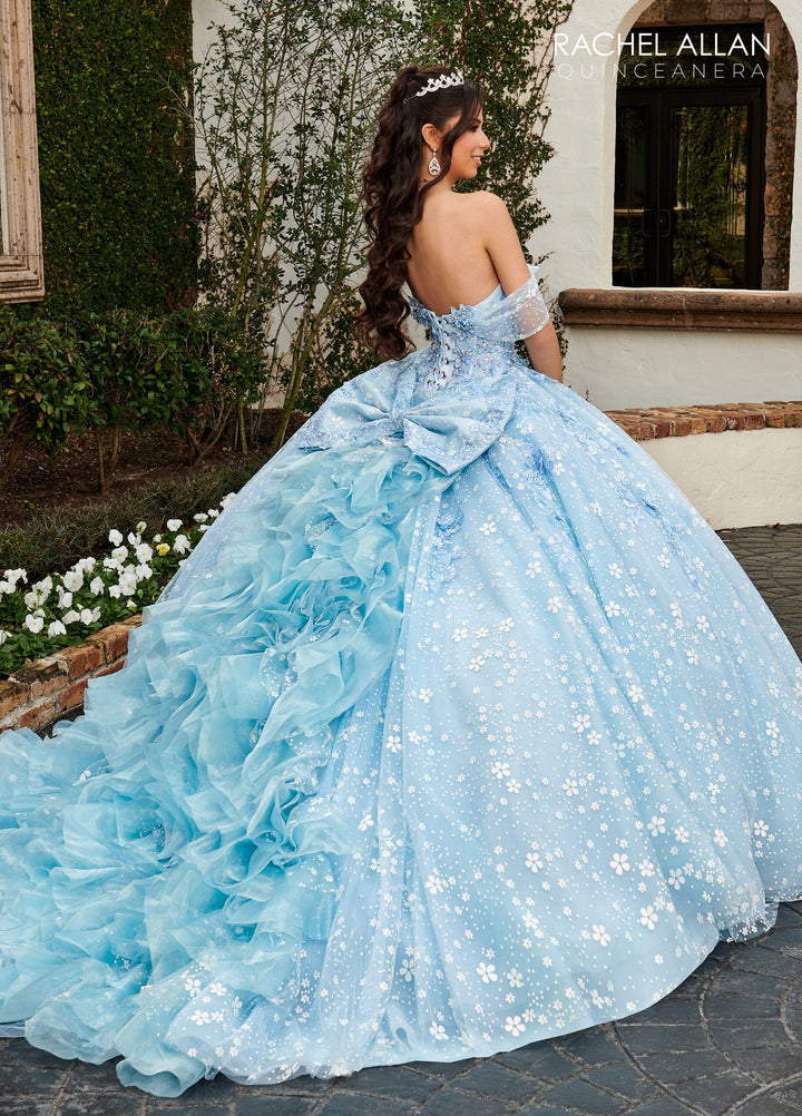Off Shoulder Corset Quinceanera Dress by Rachel Allan RQ3122