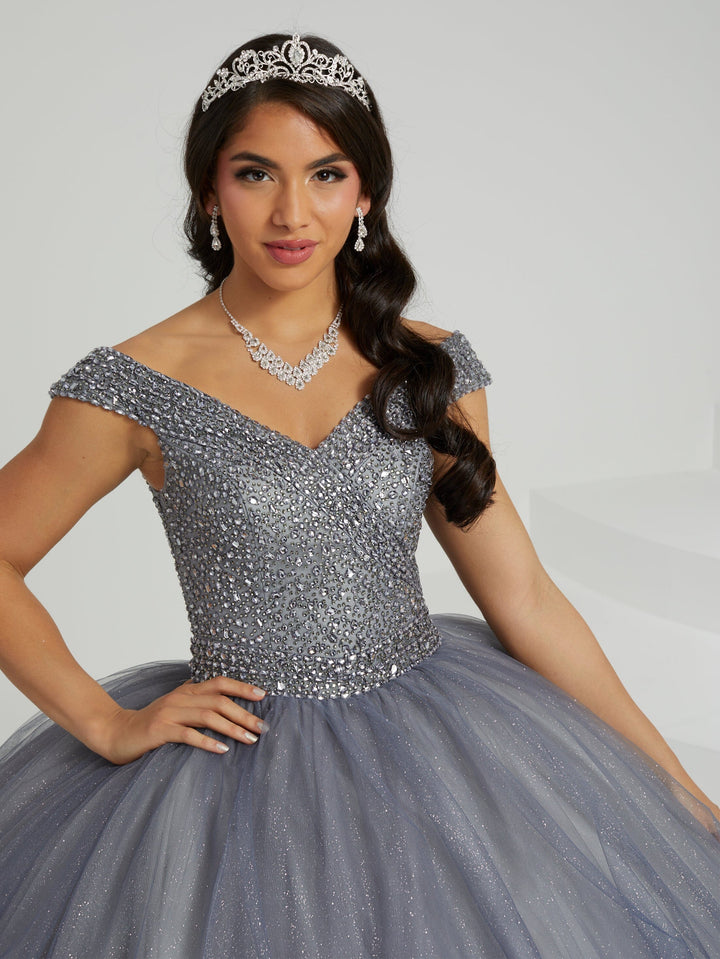 Ombre Off Shoulder Quinceanera Dress by Fiesta Gowns 56475