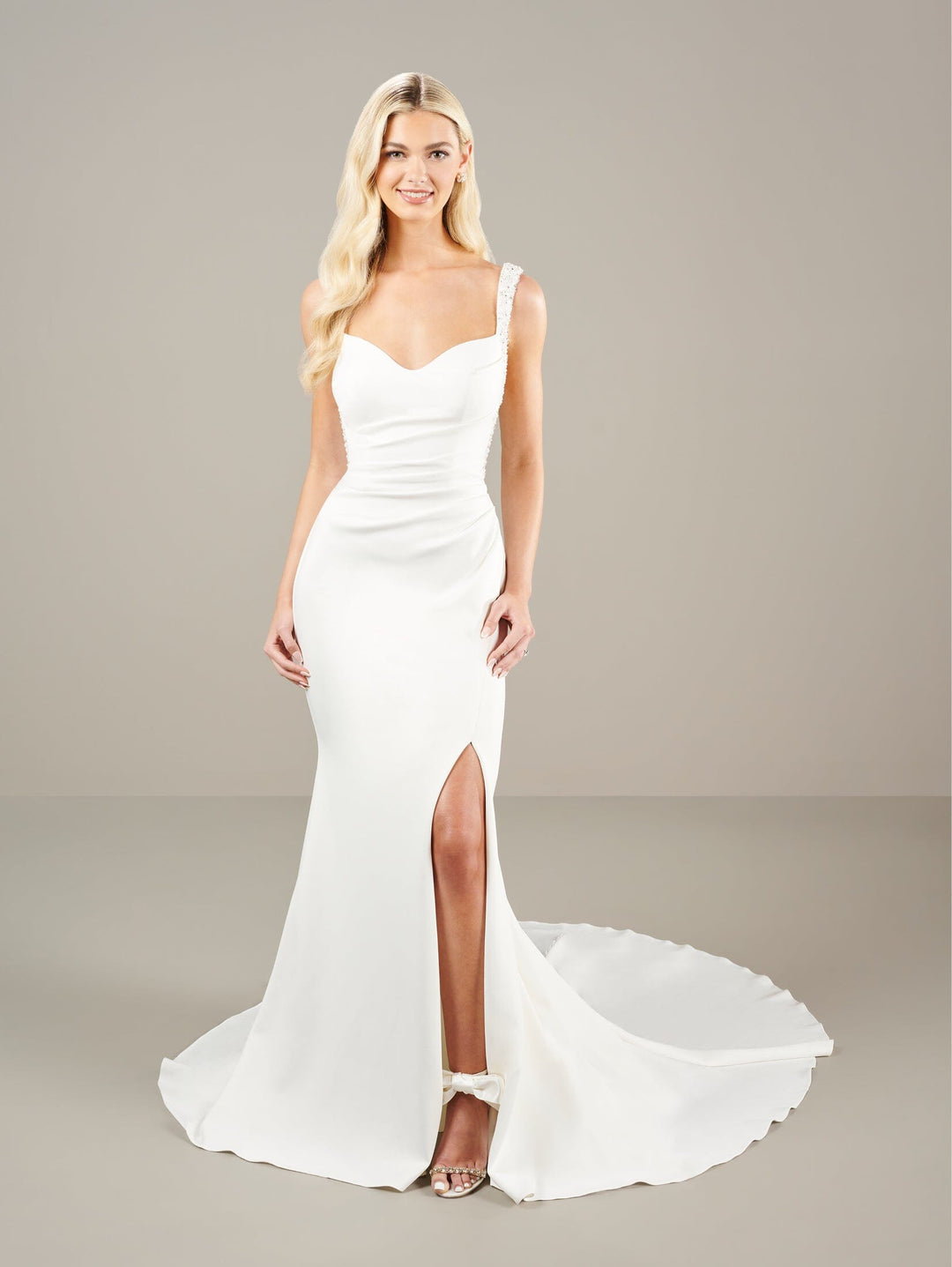 Removable Overskirt Bridal Gown by Adrianna Papell 31283