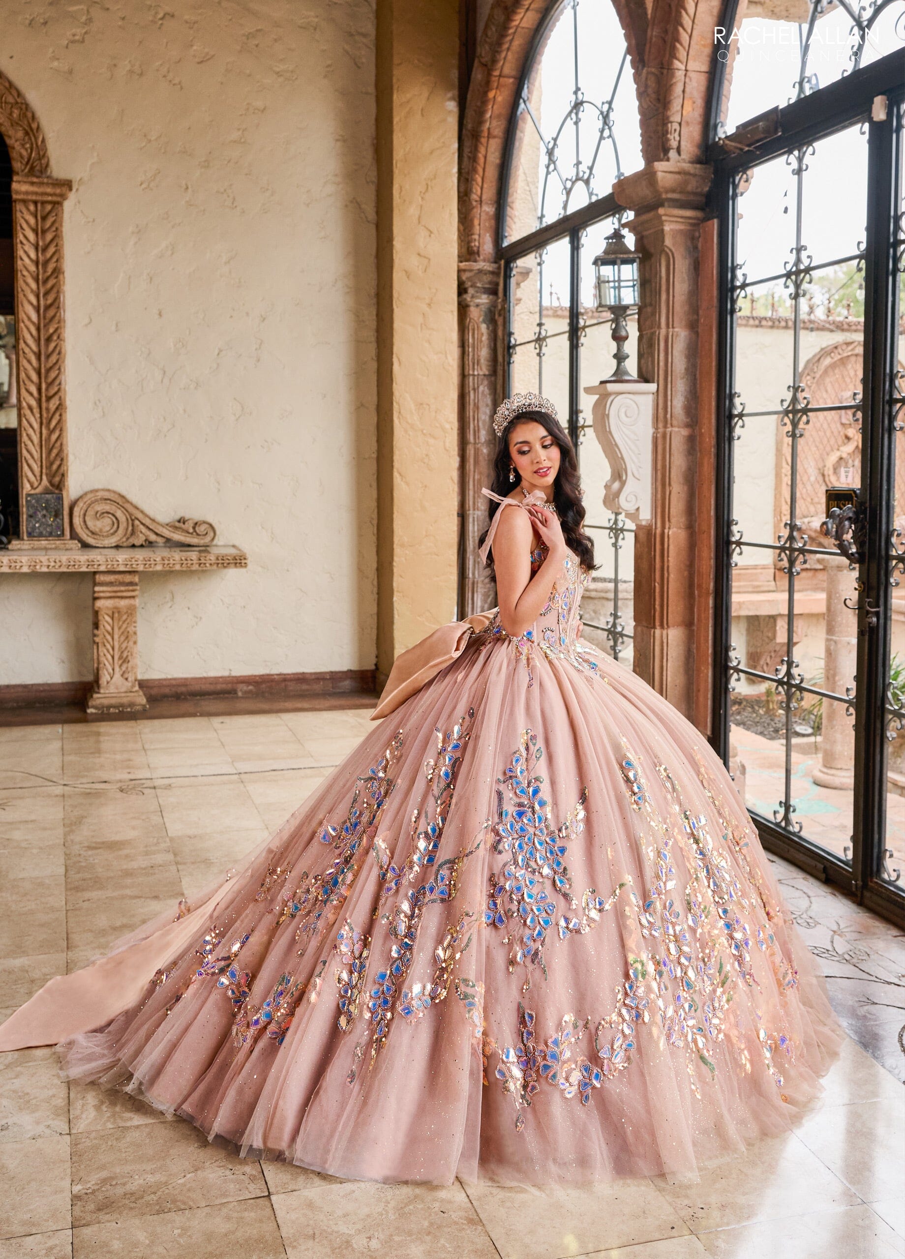 Sleeveless Bow Quinceanera Dress by Rachel Allan RQ2203 – ABC Fashion