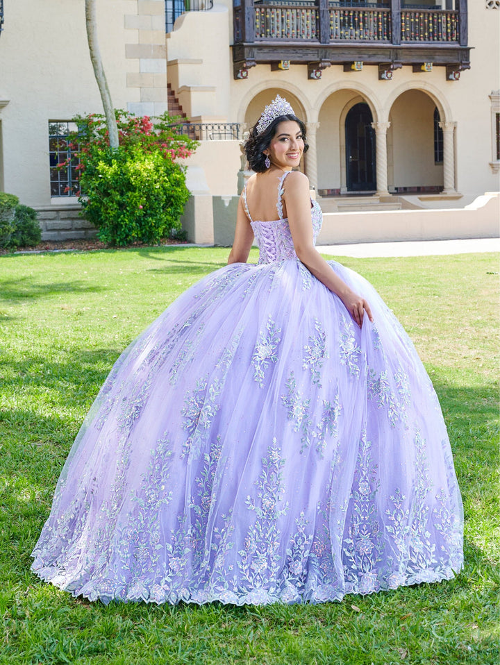 Sleeveless Cape Quinceanera Dress by House of Wu 26074