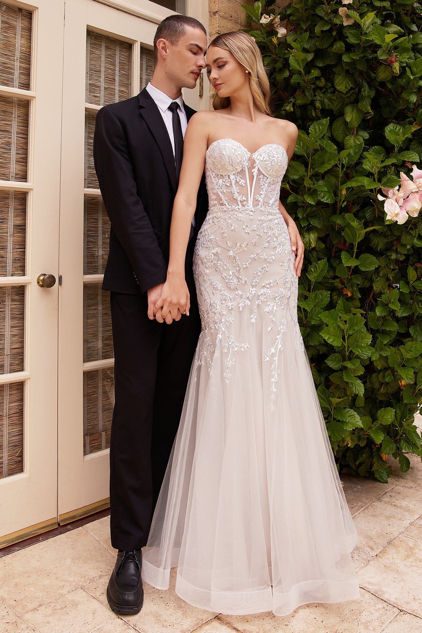White strapless mermaid dress new arrivals