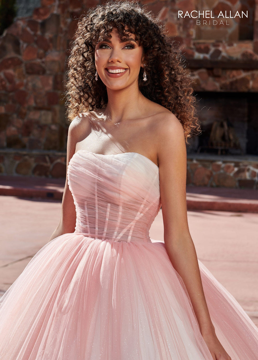Strapless Corset Wedding Gown by Rachel Allan RB6128