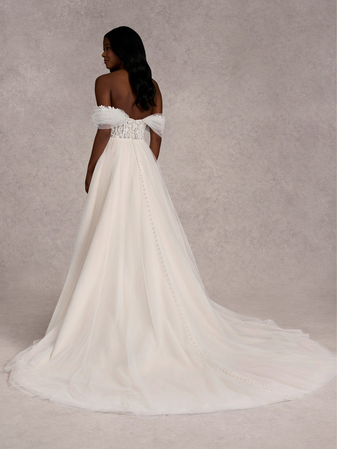 Sweetheart Slit Bridal Gown by Adrianna Papell 31268