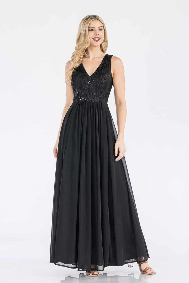 2-Piece Lace Jacket A-line Gown by Lenovia 5237