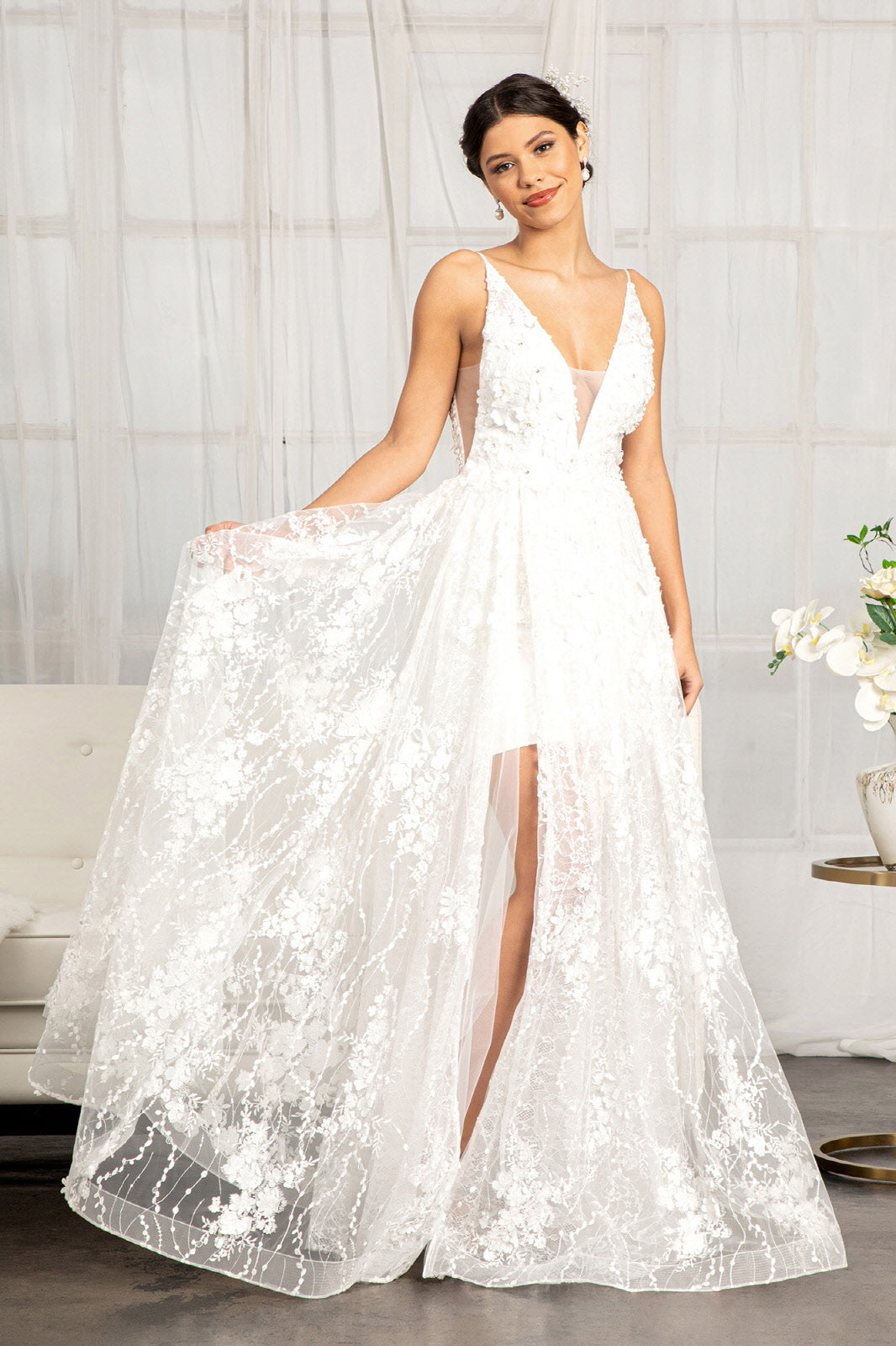 Elizabeth K GL1984 | Long A-Line Dress Elizabeth K GL1984 | Long A-Line Dress