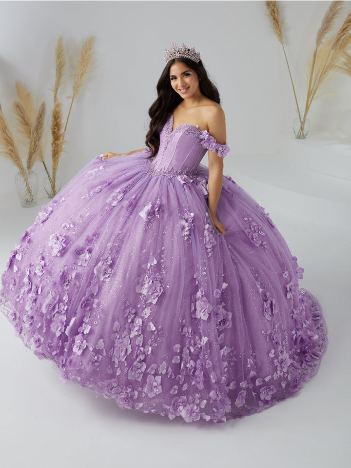 3D Floral Tulle Quinceanera Dress by House of Wu 26950