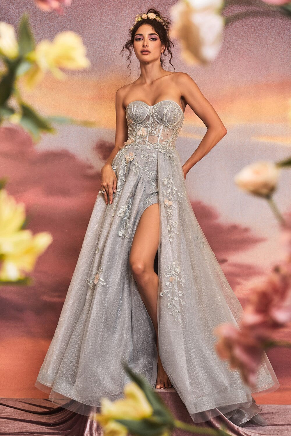 sachin and babi light blue dress 56529 Sherri Hill