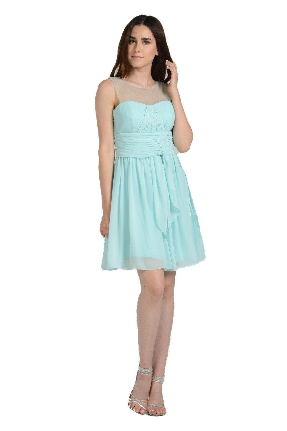 slim fit dress slacks Three Floor Sea Foam Aqua Lace Cocktail Dress Size XS – CRITERIA VINTAGE main image 1