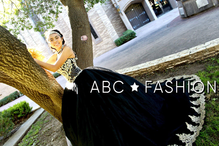 Beaded High-Neck Quinceanera Dress by House of Wu 26881-Quinceanera Dresses-ABC Fashion