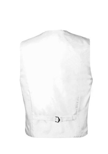 Boys White Satin Vest with Neck Tie and Bow Tie-Boys Vests-ABC Fashion