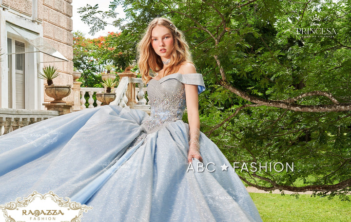 Off Shoulder Quinceanera Dress by Ragazza DV67-567