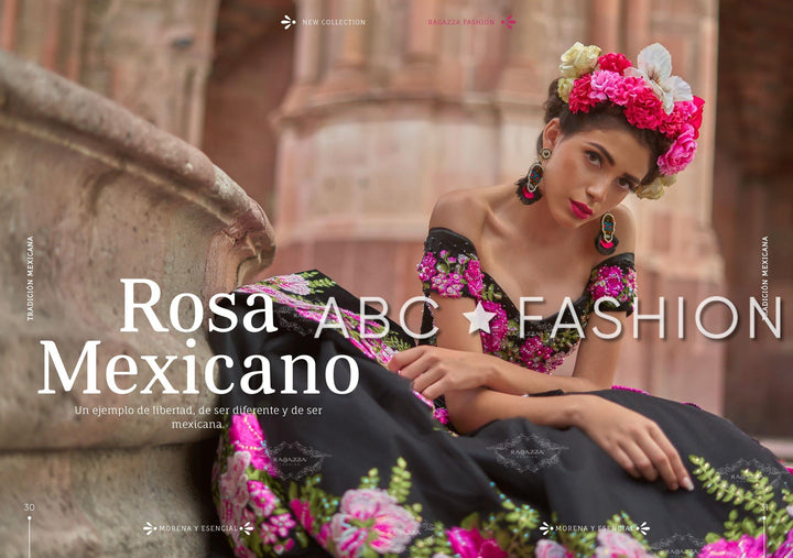 Floral Charro Quinceanera Dress by Ragazza Fashion MV15-115-Quinceanera Dresses-ABC Fashion