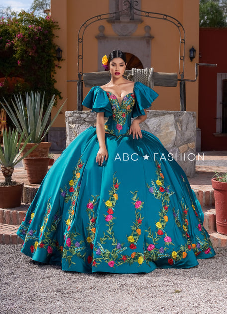 V-neck Quinceañera Dresses – ABC Fashion